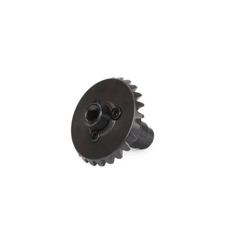 Beefed Up Heavy Duty Bevel Helical Overdrive Gear Set For One To Ten RC Crawlers AR44 Axle Portal Upgrade, close-up view.