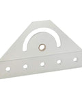 180 Degree Pivot Bracket Plate With Bronze Bushing, Gives Your Rig Some Smooth Motion, 3 In By 5 In By.188 In Thick, No Mounting Hardware Included, Durable Motion Link For Mechanical Assemblies., front view with mounting holes