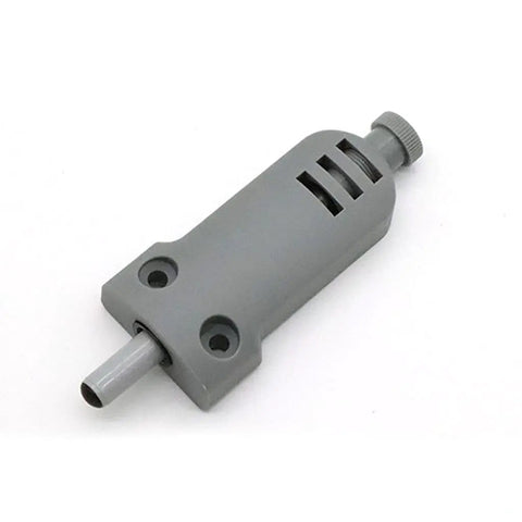 Silent Slam Free Cabinet Door Stoppers And Damper With Soft Close Push Type Catch in grey color for heavy load doors.