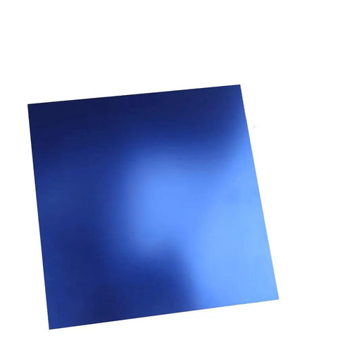 Blue Anodized 5052 Aluminum Sheet For Engraving Signs And Decorative Panels Laser Ready For Silk Screen Printing And Nameplates
