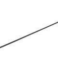 Gear Rack 1 Mod 10x10mm x 1000mm Straight Linear Spur Rack In 45 Steel for machines, side view showing length and teeth spacing.