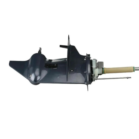Heavy Duty Long Shaft Lower Unit Assembly Fits 25HP 30HP Two Stroke Outboard Motor Replacement Gearcase 69P45300 side view.
