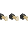 Straight Up Solid Wall Towel Hooks Set Of Four Rustproof Stainless Steel Coat Hangers Featuring Slick Modern Lines Built Heavy Duty For Reliable Bathroom Key Rack Storage, gold and black design.