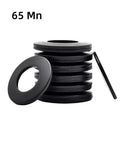 Conical Disc Spring Cup Washers High Strength 65Mn Material Three Eighths Inch Bore Pack Of Ten For Heavy Duty Machinery Automotive And Industrial Applications, Reliable Gasket Spacers And Load Support. 65 Mn washers stacked