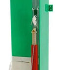 Portable Manual Seeder And Seed Fertilizer Spreader For Easy Planting Of Peanuts, Corn, And Soybeans With 1 To 3 Grain Control, green body