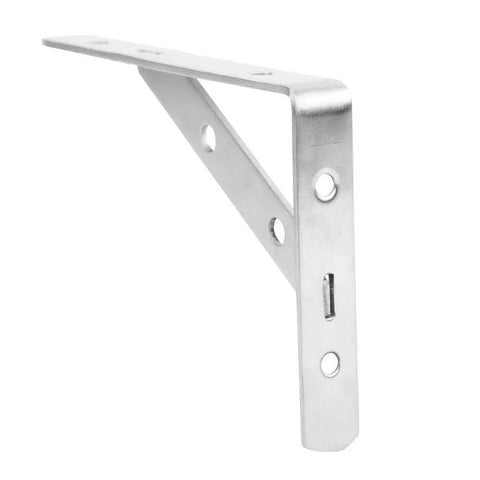 Sturdy Stainless Steel Triangular Shelf Bracket Right Angle Wall Mount For Kitchen Bathroom Garage Storage Heavy Duty Beefy Shelf Support 15 X 10.5 X 1.9 cm Durable Table Bracket