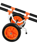 Heavy Duty Kayak Cart With 450 Lbs Load Capacity Detachable Canoe Trolley Adjustable Width Nonslip Support Foot 12 Inch Solid Tires