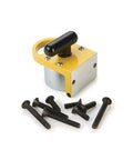 MagMount 150 GripRight 90 Degree Switchable Magnet For Industrial Fixtures And Work Benches with screws visible