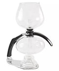 DGENIUS All Glass Siphon Coffee Maker With Glass Filter Rod No Paper Or Cloth Brewing Industrial Design Classic front view