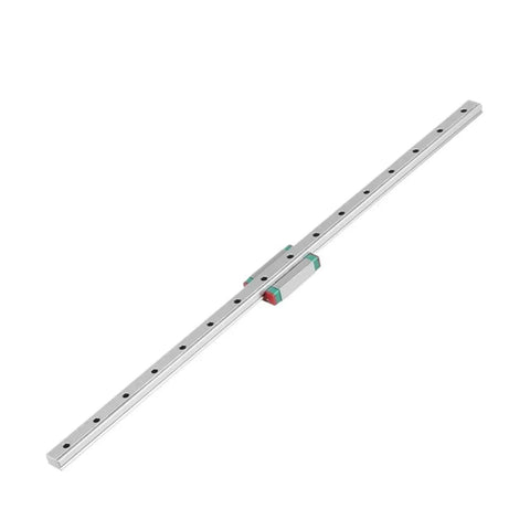 Heavy Duty Metal Linear Motion Guide Slider With MGN12H Mini Rail And Mounting Bracket, 500mm length, silver finish, perfect for CNC.