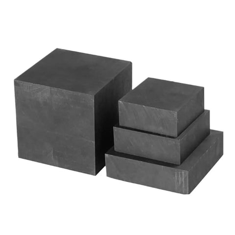 Square Graphite Plate 2 To 12 Inch Length High Purity Graphite Block Plate For Electrolysis And Electrodes, Sintering Molds, Heater Parts And Insulation Board, Pro Grade For Research Labs Or Industrial Use, 25x120x120mm