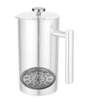Premium Stainless Steel French Press Plunger Filter Replacement For 34oz Coffee Maker showing the durable metal mesh screen and plunger.