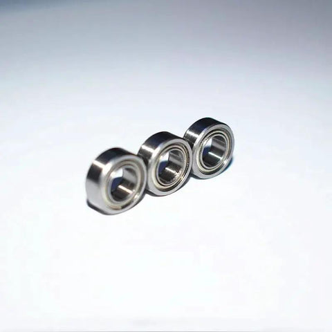 MR116ZZ Mini Bearing Set 6x11x4mm Chrome Steel Sealed High Speed Bearings For Small Machinery Skateboards Inline Skates And Wet Environments Corrosion Resistant Durable Precision Parts That Roll Smooth, three chrome steel bearings