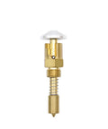 Heavy Duty Motorcycle Carburetor Fast Idle Screw And Manual Choke Plunger for precision throttle control, featuring brass metal design.
