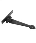 Heavy Duty Black Iron Arrow T Strap Hinge 6 Inch Long For Cabinet Doors And Gates Tough As Nails Rust Resistant