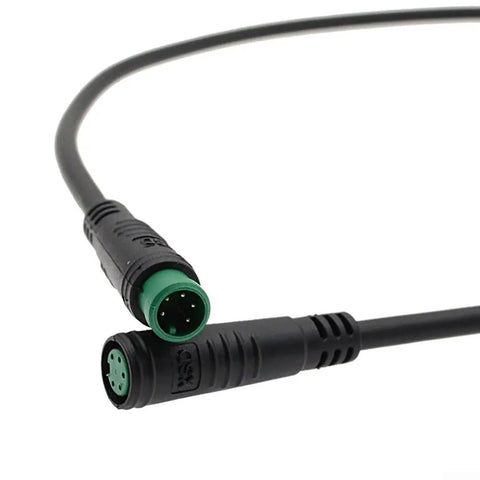 Check Out This Cool 510 Mm E Bike Display Extension Cable With 2 Inch Length That Fits 5 Pin Scooter Dashboard Wiring Perfectly For Easy Upgrades And Super Smooth Ride Control Without Any Mess Or Hassle. 510 mm 5-pin black cable connectors