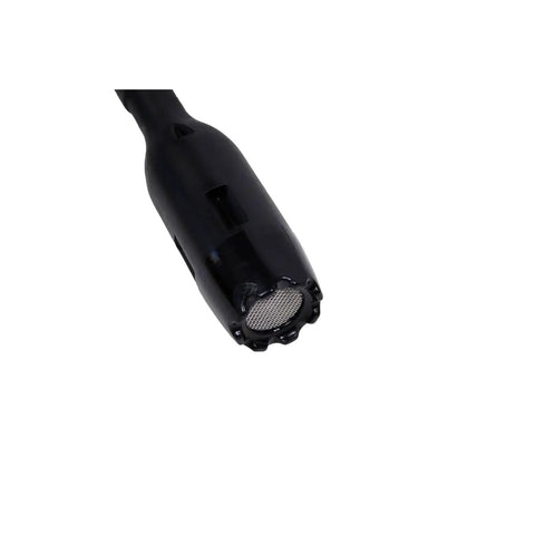 No Fuss Cordless 19.2V Drum Pump With Telescopic Tube Fitting 55 Gallon Barrels And Ibc Tanks Featuring 2 Inch Bung Adapter close-up view of black nozzle