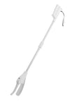 28 Inch Long Reach Grabber Tool Reacher Aid With Firm Grip And Nonslip Hold For Seniors And Pregnant Women Lightweight Plastic And Stainless Steel Pickup Tool For Kitchen Balcony And Home, white