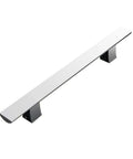 Aluminum Door Pull Push Handle for Glass Or Wood Doors, Smooth Polished Surface, Contemporary Garage Shed Door Hardware