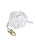 Vertical Lifeline System With Five Eighth Inch Polysteel Rope And Snap Hook for construction and roofing safety.
