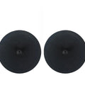 Two black rubber disks for Backflush Rubber Disk Set For Espresso Machines 50mm Or 57mm Deep Group Head Cleaning For Home Barista Use 2 Pack Blind Backflush Disks Perfect Portafilter Cleaning Accessory
