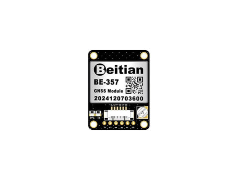 Beidou GPS GNSS Compass Module For FPV Fixed Wing Drones, 10th Gen Multimode Positioning with label and connectors visible