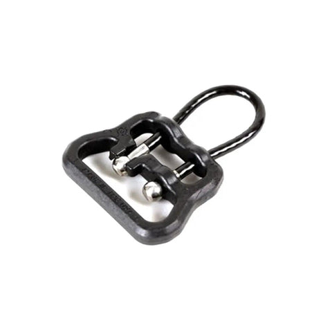 Game Changer Universal QD Wire Loop That Locks Dead Sure On 1.25 Inch Slings Mounts Plug And Play To Keymod Or Handguards For No Stress Instant Release In Sleek Black Finish