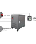 5 kVA 3 Phase Isolation Transformer For Industrial Use Dry Type Copper Winding Power Converter Three Phase Step Up Down Voltage Transformer 240V To 380V Heavy Duty Built Tough Industrial Grade with display