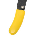 Heavy Duty Rock Solid Electrician Wire Stripper Featuring Comfortable Grip And Spot On Single Hole Cutter For Diy Electronics Jewelry And Watch Repair No Sweat Quick Fixes yellow ergonomic handle close up