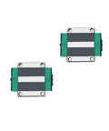 Beefy HGW15CA Linear Slider Bearing Pair, Flange Slider Blocks For HG15 CNC Linear Guides, Heavy-Duty Build, High Rigidity, Low-Friction Bearing Steel, 2 Pieces, Perfect For Precision CNC Machines And Milling Setups.
