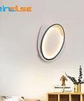 Modern Minimalism LED Wall Lamps 8W Indoor Living Room Bedside Sconces Corridor Office Bedroom Home Decor Wall Lighting Fixtures (C Warm White (2700 3500K)) on a wall.