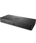 Slick Usb C Docking Station For Laptops And Workstations Smooth Multi Monitor Hub with heavy duty ports side view.