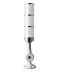 3 Color LED Warning Light With Buzzer 24V DC 3W Aluminum Housing IP54 Waterproof Indicator Stack Tower Light side view
