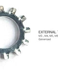 External tooth washer from Lock Washer Kit With 720 Pieces External And Internal Star And Split Washers Metric 6mm 8mm 10mm And SAE 1/4In 5/16In 3/8In For Auto And DIY Projects Durable Alloy Zinc Finish For Long Life And Easy Install In Auto And Home Repairs