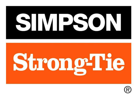 Simpson Strong-Tie logo displayed in black and orange.