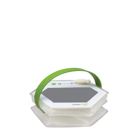 Bloomio Twist Solar Camping Lantern With Bluetooth App Control And Multicolor Led Lights for camping on white background