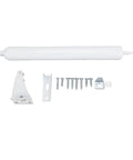 Pneumatic Door Closer for Screen Doors, Silent Soft Close Buffer, Aluminum Alloy Build with mounting hardware