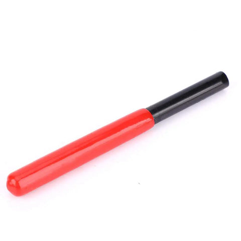 Breaker pin from M10x1.25 Thread Repair Kit Stainless Steel Rethreading Set with 2D inserts, shown with red handle and black tip