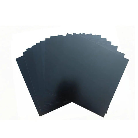 5052 Aluminum Sheet Black Anodized Flat Metal Plate 300x300mm Lightweight Durable For DIY Projects Crafting And Fabrication 1.5mm Thick
