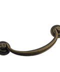 4 Pack Antique Brass Center To Center Bail Drawer Pulls 5 Inch 128mm Overall Length 5.9 Inches Vintage Style Dresser Cabinet Hardware