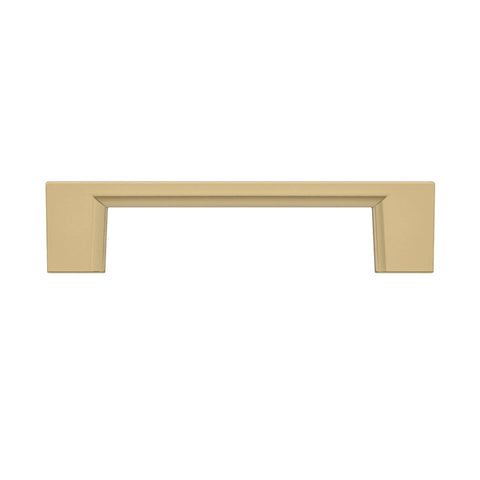 Front view of Armadale Collection Champagne Bronze Modern Rectangular Cabinet And Drawer Pull Handle Center To Center 96 mm for kitchen.