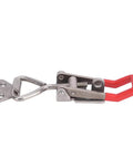 Heavy Duty Toggle Clamp 304 Stainless Steel With Adjustable Lever Handle Delivers 250Kg Clamping Force For Welding Jigs And Fixtures Built Tough For Secure Easy Setup