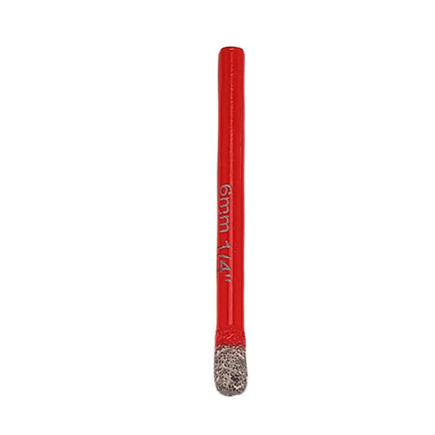 Mingzhe Brazed Hole Saw Kit For Ceramic And Glass. Durable Dry Wet Drill Bits With High Speed Rotation. 6mm 1/4" brazed drill bit
