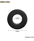 Premium Polyurethane Silencer Pad And Suspension Bushing Damper, 3.07in diameter black damping washer, heavy duty.