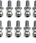 Set Of 10 Silver Metal Hex Ball Head Screws For 1 By 10 Scale RC Cars Including TT01 TT02 D5 Durable Alloy Fasteners