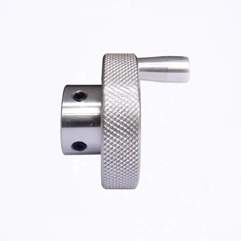 Compact 1 Pc Aluminum Alloy Knurled Handwheel For Rocker Machine Tool Adjustment Featuring Smooth Grip Non-slip Surface With 80mm Outer Diameter And 14mm Aperture For Precision Handling, side view