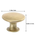 Six Pack Round Drawer Knob Pulls With Screws Gold Vintage Dresser Cabinet Knobs For Kitchen Cabinets And Wardrobe Hardware