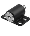 Rock Solid Heavy Duty Latch Kit, Lock Down Your Doors And Cabinets With Zero Hassle, black aluminum bolt with key mechanism.