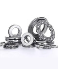 HiPicco thrust ball bearings set, chrome steel, 4 pcs, 30x47x11 mm ABEC3