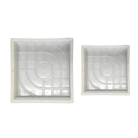 Square DIY Paving Mold For Concrete Bricks And Stone Slabs, 2 size options, reusable for realistic brick look in gardens and driveways.